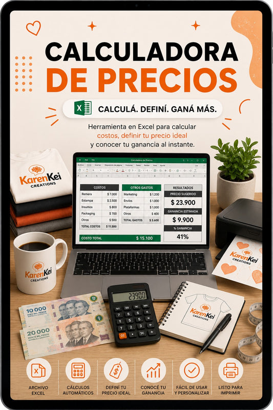 Calculadora de Precios — Excel lista para usar